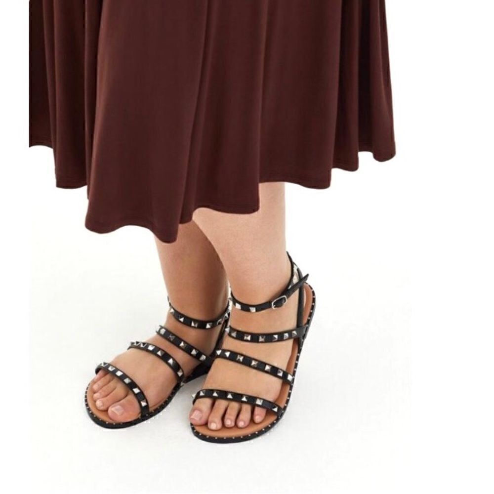 Torrid scrappy studded sandals